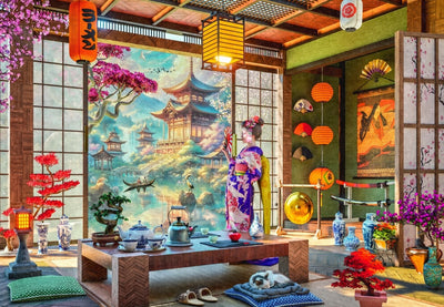 Japan Tea Room - 1000 Piece Jigsaw Puzzle (Bluebird Puzzle)