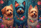 Dog trio - 1000 Piece Jigsaw Puzzle (Bluebird)
