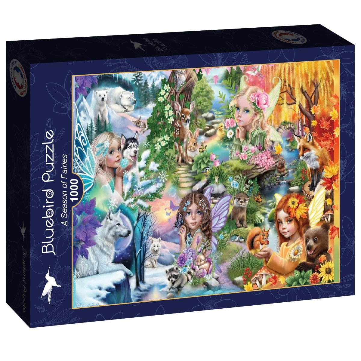 A Season of Fairies - 1000 Piece Jigsaw Puzzle (Bluebird)
