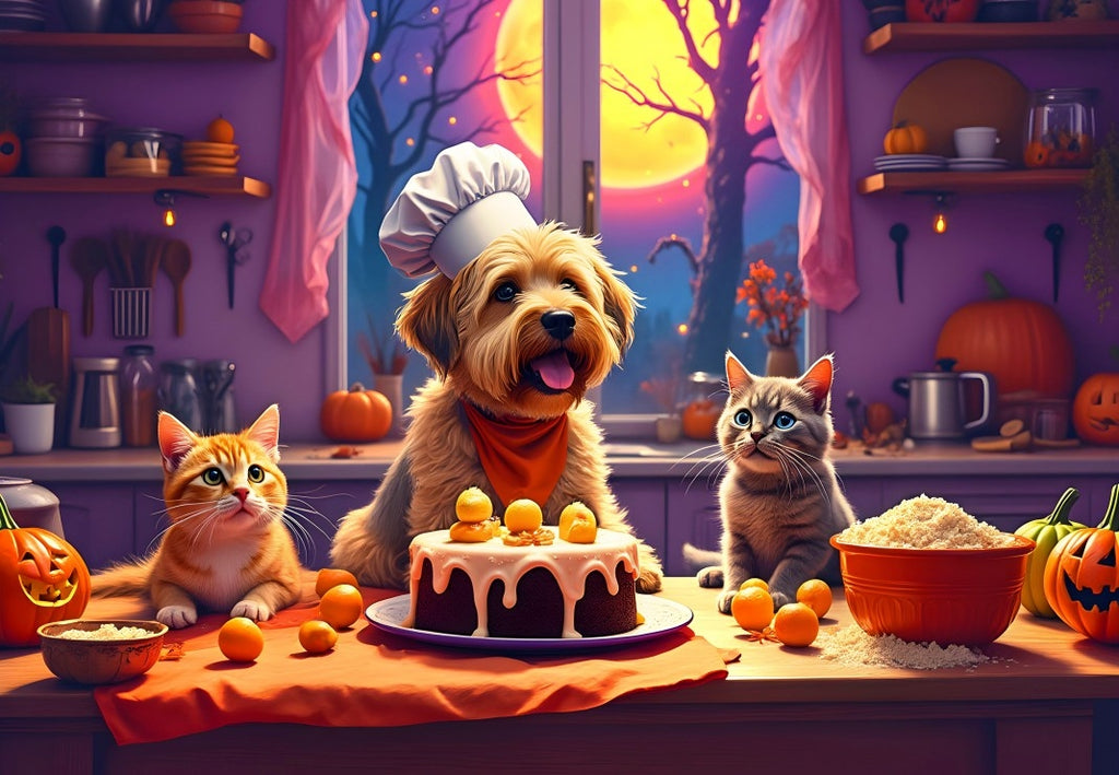 Baking for Halloween - 1000 Piece Jigsaw Puzzle (Bluebird)