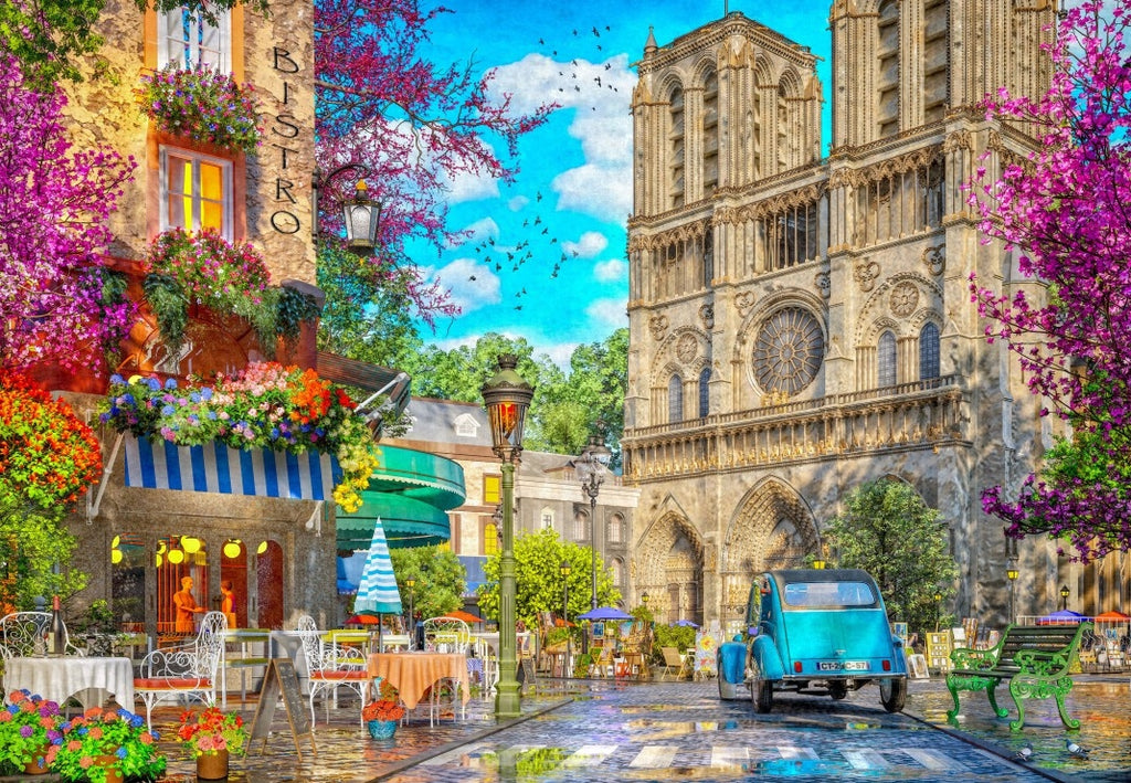 Notre Dame Afternoon - 1000 Piece Jigsaw Puzzle (Bluebird)