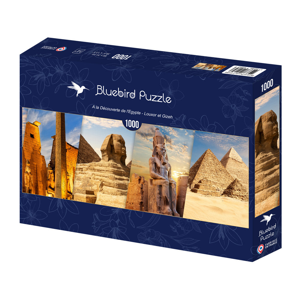 Discover Egypt - Luxor and Giza - 1000 Piece Jigsaw Puzzle (Bluebird)