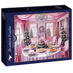 Christmas Feast in Pink - 1000 Piece Jigsaw Puzzle (Bluebird)