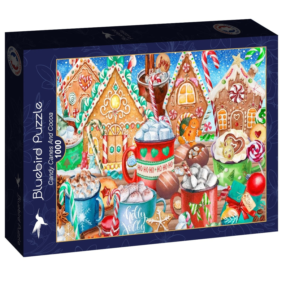 Candy Canes And Cocoa - 1000 Piece Jigsaw Puzzle (Bluebird)