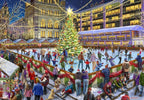 Christmas Skating - 1000 Piece Jigsaw Puzzle (Bluebird)