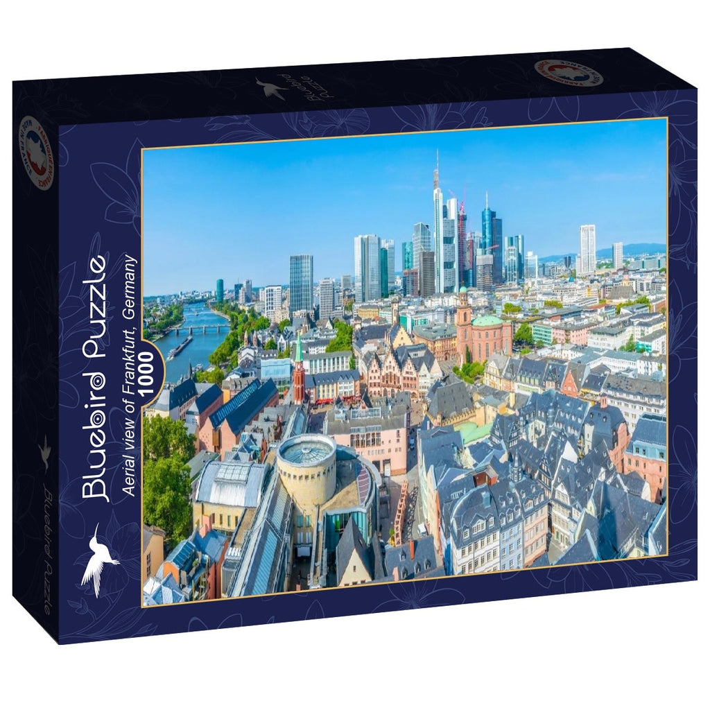 Aerial view of Frankfurt, Germany - 1000 Piece Jigsaw Puzzle (Bluebird)