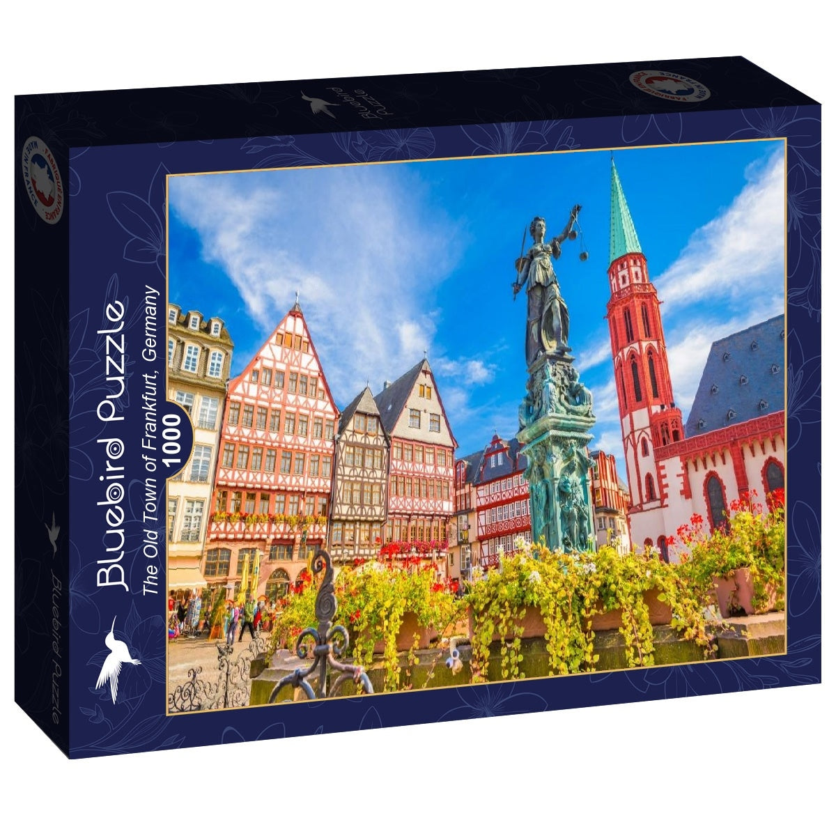 The Old Town of Frankfurt, Germany - 1000 Piece Jigsaw Puzzle (Bluebird)