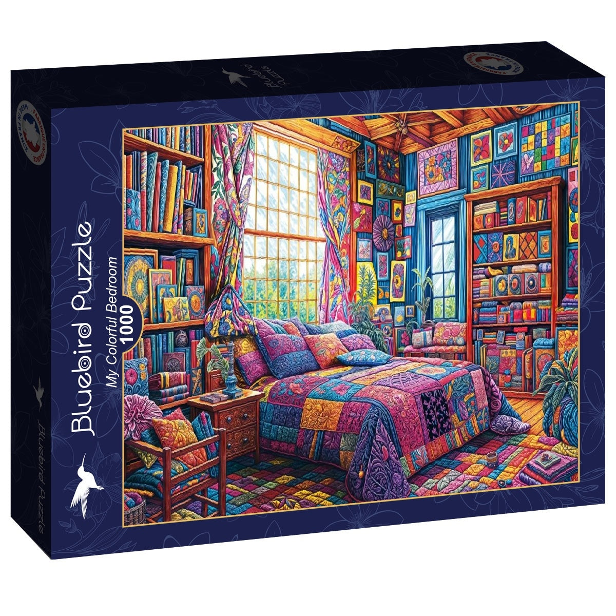 My Colorful Bedroom - 1000 Piece Jigsaw Puzzle (Bluebird)