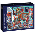 Cats and Dogs Art Gallery - 1000 Piece Jigsaw Puzzle (Bluebird)