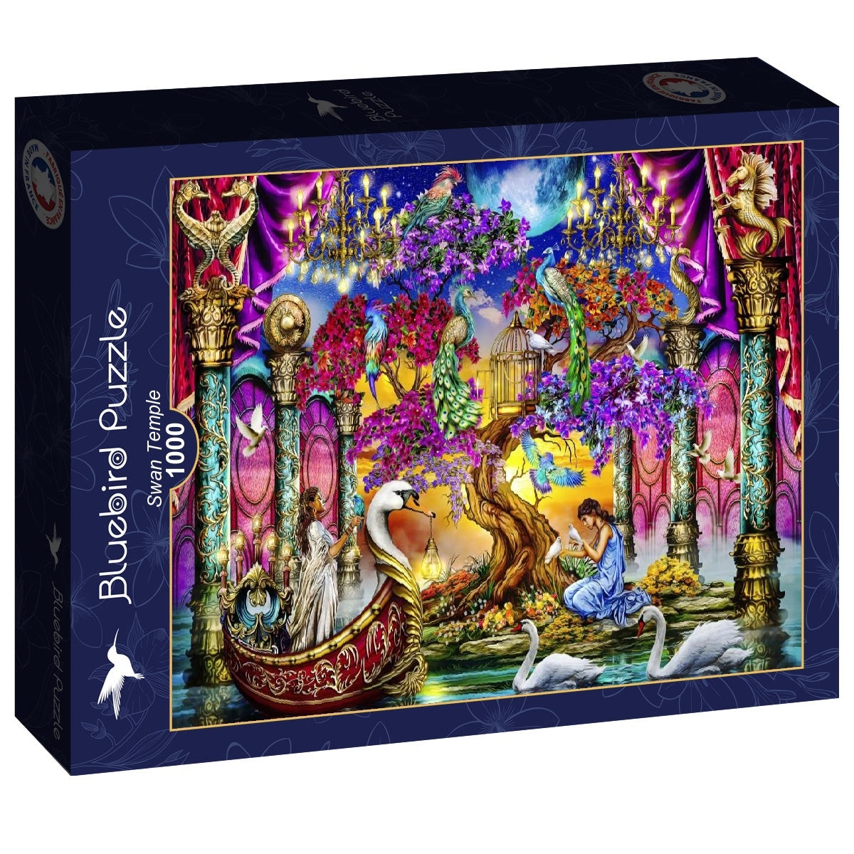 Swan Temple - 1000 Piece Jigsaw Puzzle (Bluebird)