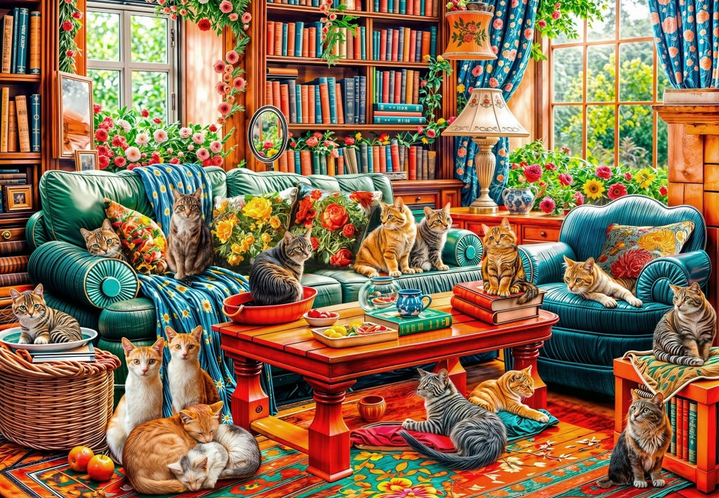 Cosy Lounge - 1000 Piece Jigsaw Puzzle (Bluebird)
