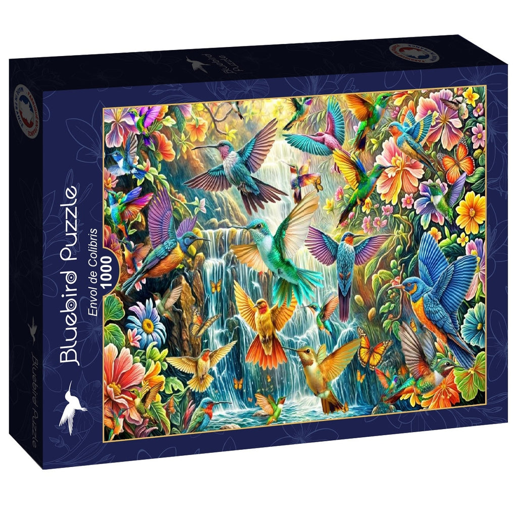 Flight of the Hummingbirds - 1000 Piece Jigsaw Puzzle (Bluebird)