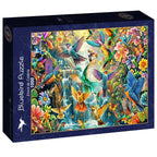 Flight of the Hummingbirds - 1000 Piece Jigsaw Puzzle (Bluebird)