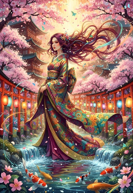 Sakura - 1000 Piece Jigsaw Puzzle (Bluebird)