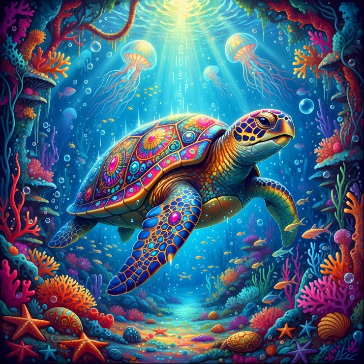 Sea Turtle - 1000 Piece Jigsaw Puzzle (Bluebird)
