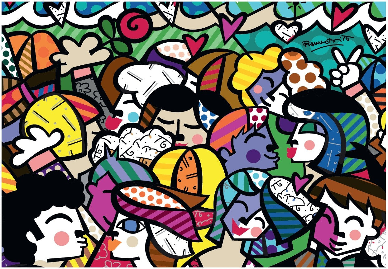 Romero Britto - Looking into the future - 1500 Piece Jigsaw Puzzle (Bluebird)