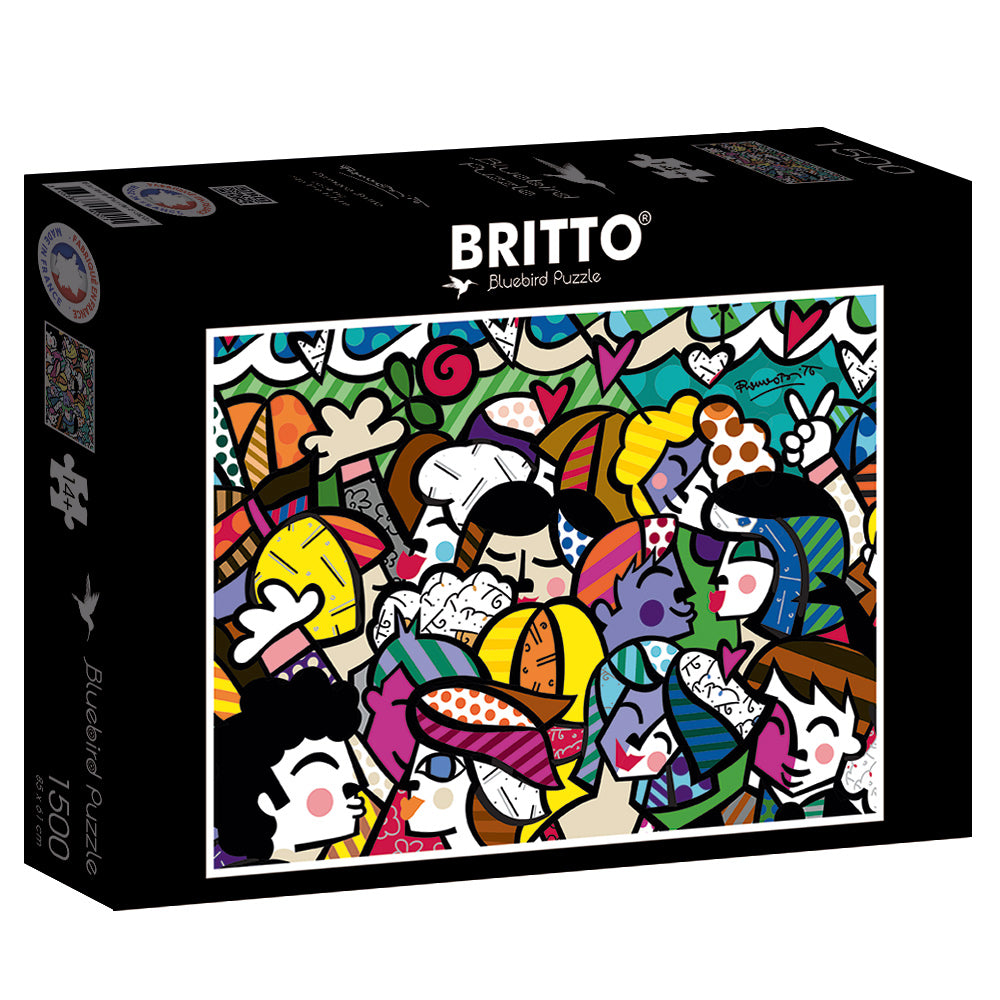 Romero Britto - Looking into the future - 1500 Piece Jigsaw Puzzle (Bluebird)