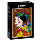 Romero Britto - Dutch Icon - 1500 Piece Jigsaw Puzzle (Bluebird)