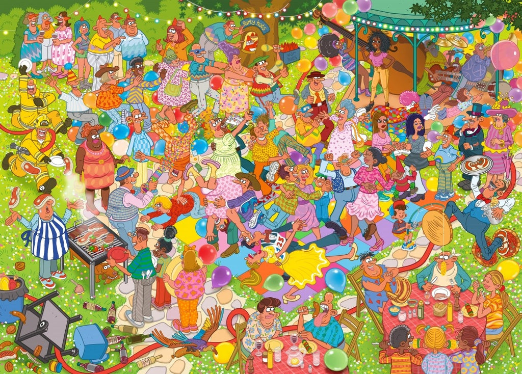 Garden Party - 1500 Piece Jigsaw Puzzle (Bluebird)