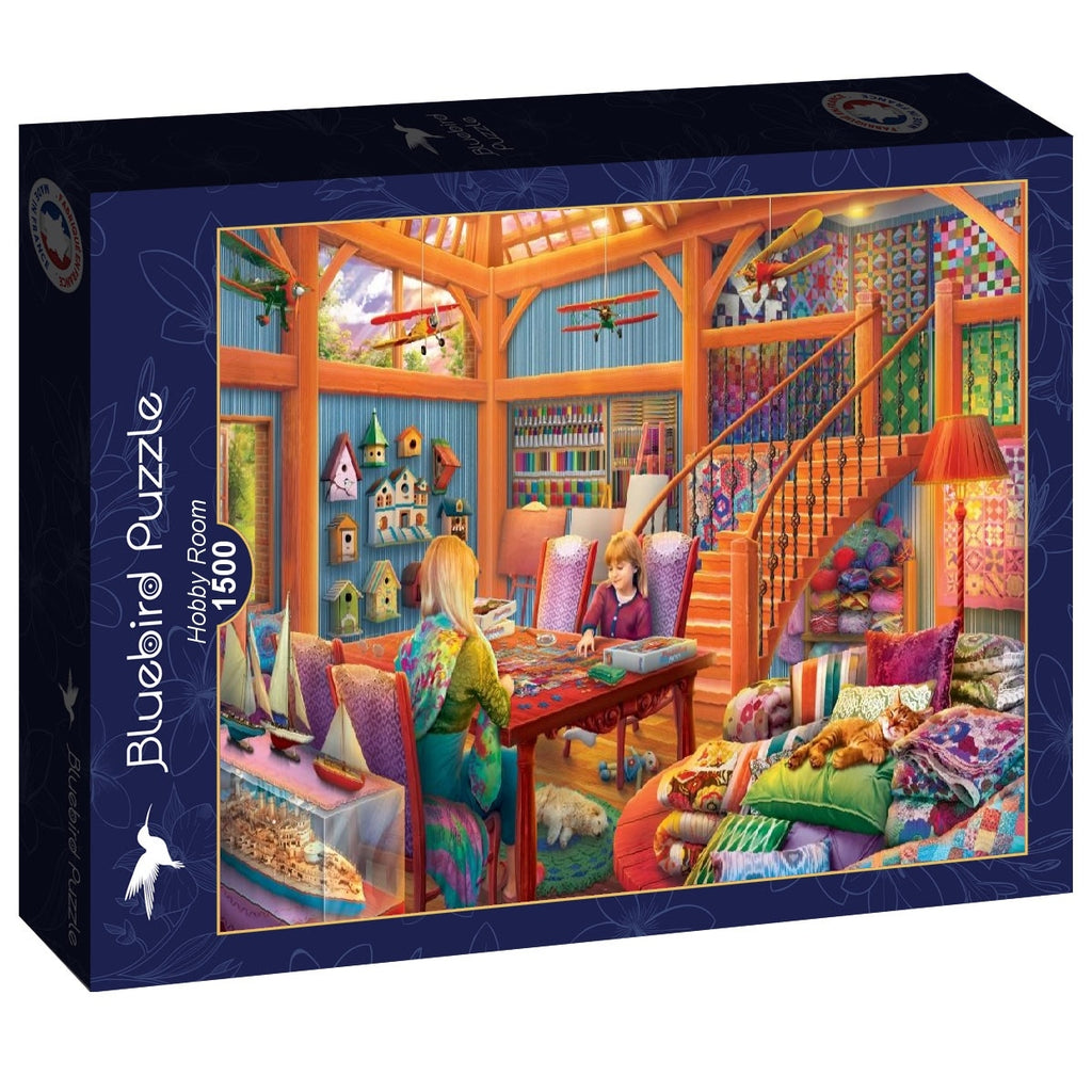 Hobby Room - 1500 Piece Jigsaw Puzzle (Bluebird)
