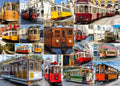 Around the World in Trams - 1500 Piece Jigsaw Puzzle (Bluebird)