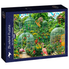 The Garden Greenhouses - 1500 Piece Jigsaw Puzzle (Bluebird)