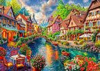 Walk along the Canal - 1500 Piece Jigsaw Puzzle (Bluebird)