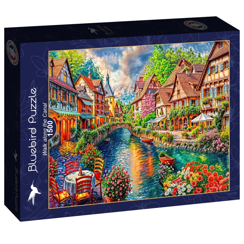 Walk along the Canal - 1500 Piece Jigsaw Puzzle (Bluebird)
