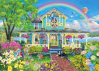 Blue Cottage - 1500 Piece Jigsaw Puzzle (Bluebird)