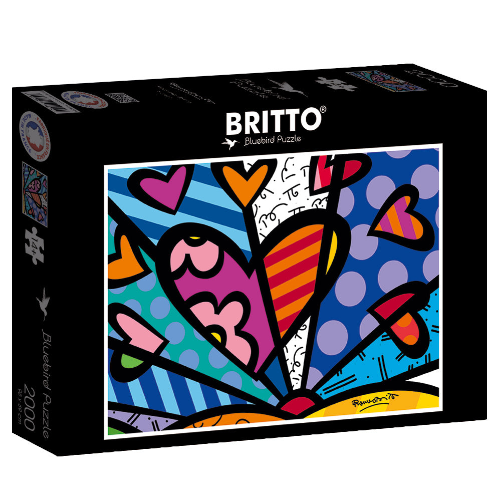 Romero Britto - Sunset - 2000 Piece Jigsaw Puzzle (Bluebird)