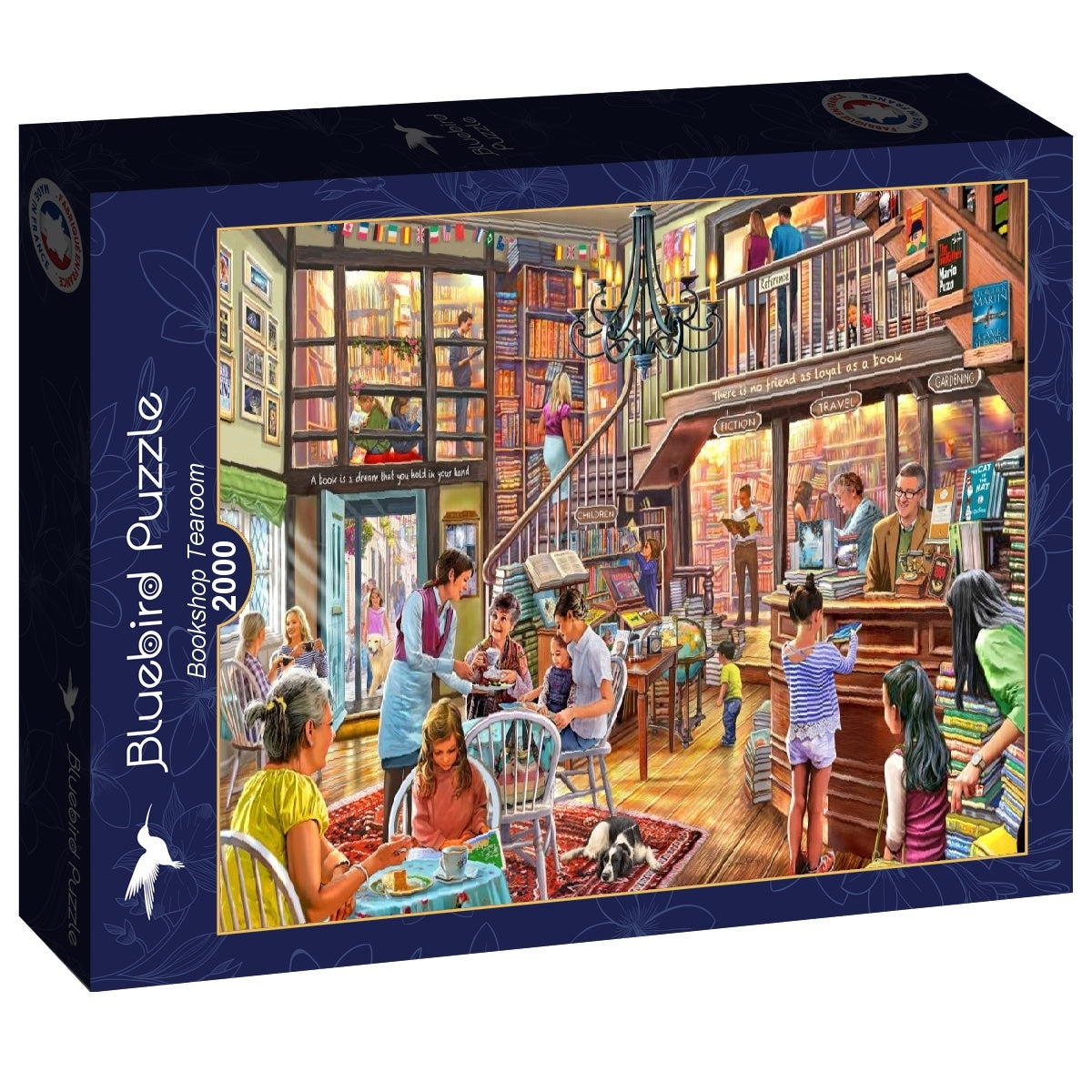 Bookshop Tearoom - 2000 Piece Jigsaw Puzzle (Bluebird)