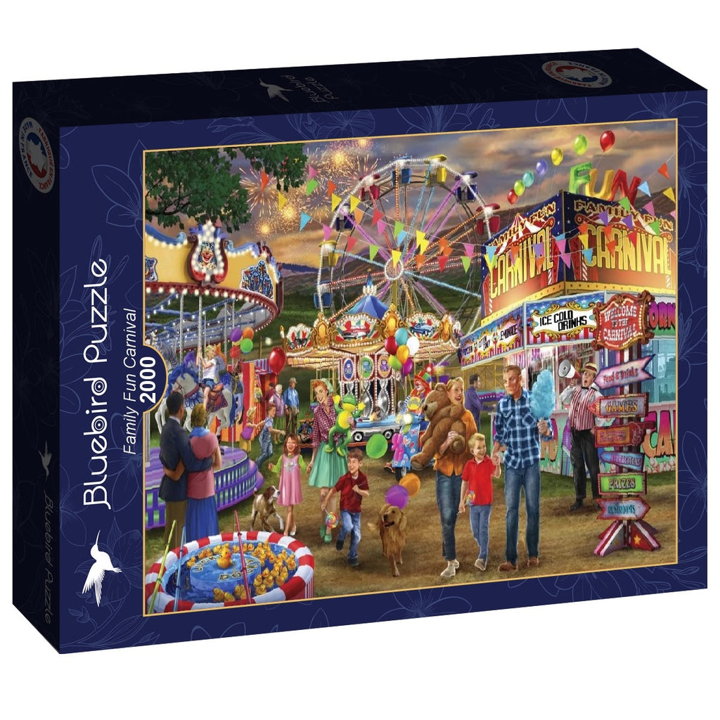Family Fun Carnival - 2000 Piece Jigsaw Puzzle (Bluebird)