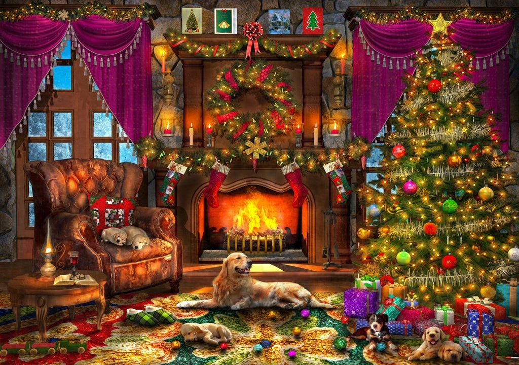 Cosy Christmas Room - 2000 Piece Jigsaw Puzzle (Bluebird)
