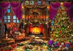 Cosy Christmas Room - 2000 Piece Jigsaw Puzzle (Bluebird)