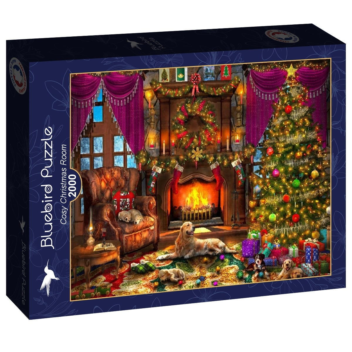 Cosy Christmas Room - 2000 Piece Jigsaw Puzzle (Bluebird)