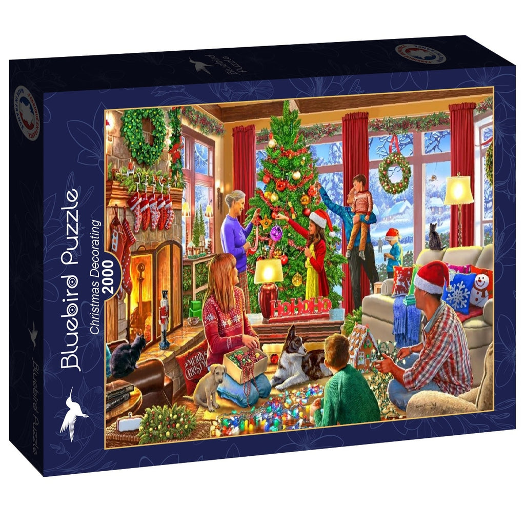 Christmas Decorating - 2000 Piece Jigsaw Puzzle (Bluebird)