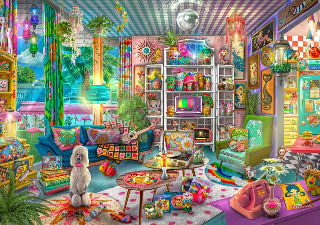 Kitschy Cute Collector - 2000 Piece Jigsaw Puzzle (Bluebird)