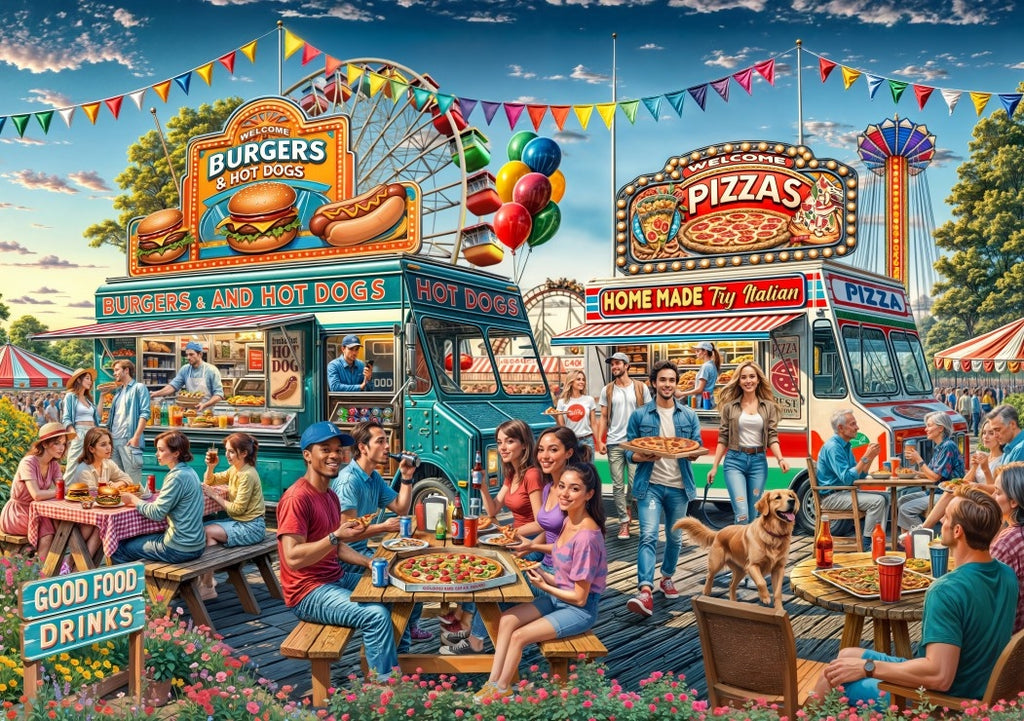 Food Trailer - 2000 Piece Jigsaw Puzzle (Bluebird)