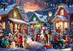 Christmas Neighborhood - 2000 Piece Jigsaw Puzzle (Bluebird)