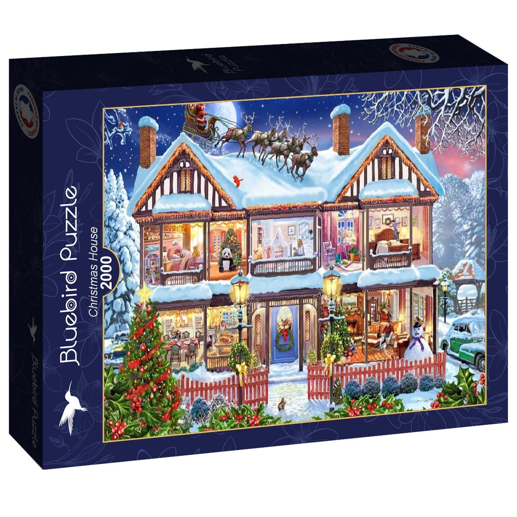 Christmas House - 2000 Piece Jigsaw Puzzle (Bluebird)
