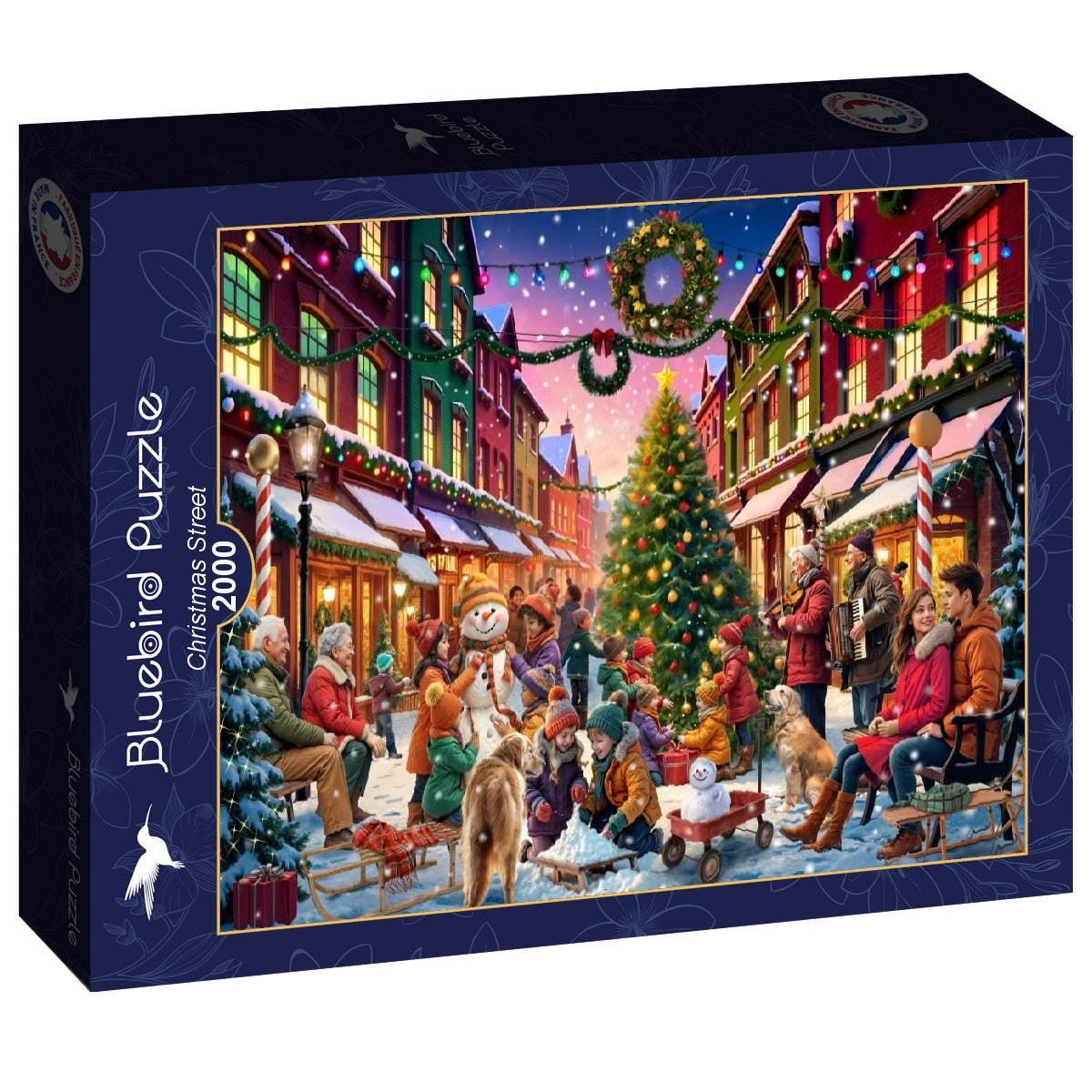 Christmas Street - 2000 Piece Jigsaw Puzzle (Bluebird)