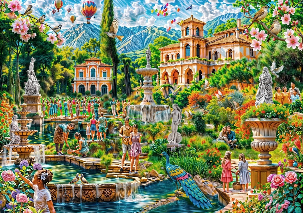 Walk in the Park - 2000 Piece Jigsaw Puzzle (Bluebird)