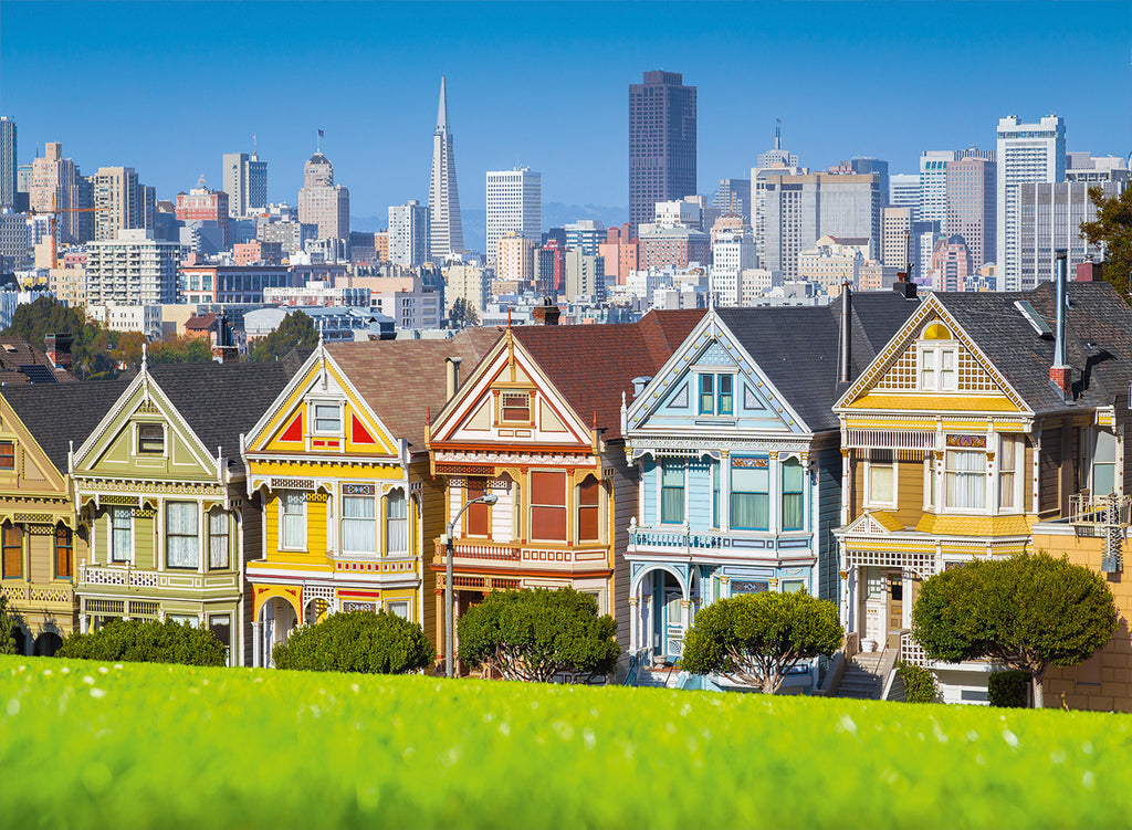 San Francisco, Painted Ladies - 3000 Piece Jigsaw Puzzle (Bluebird)