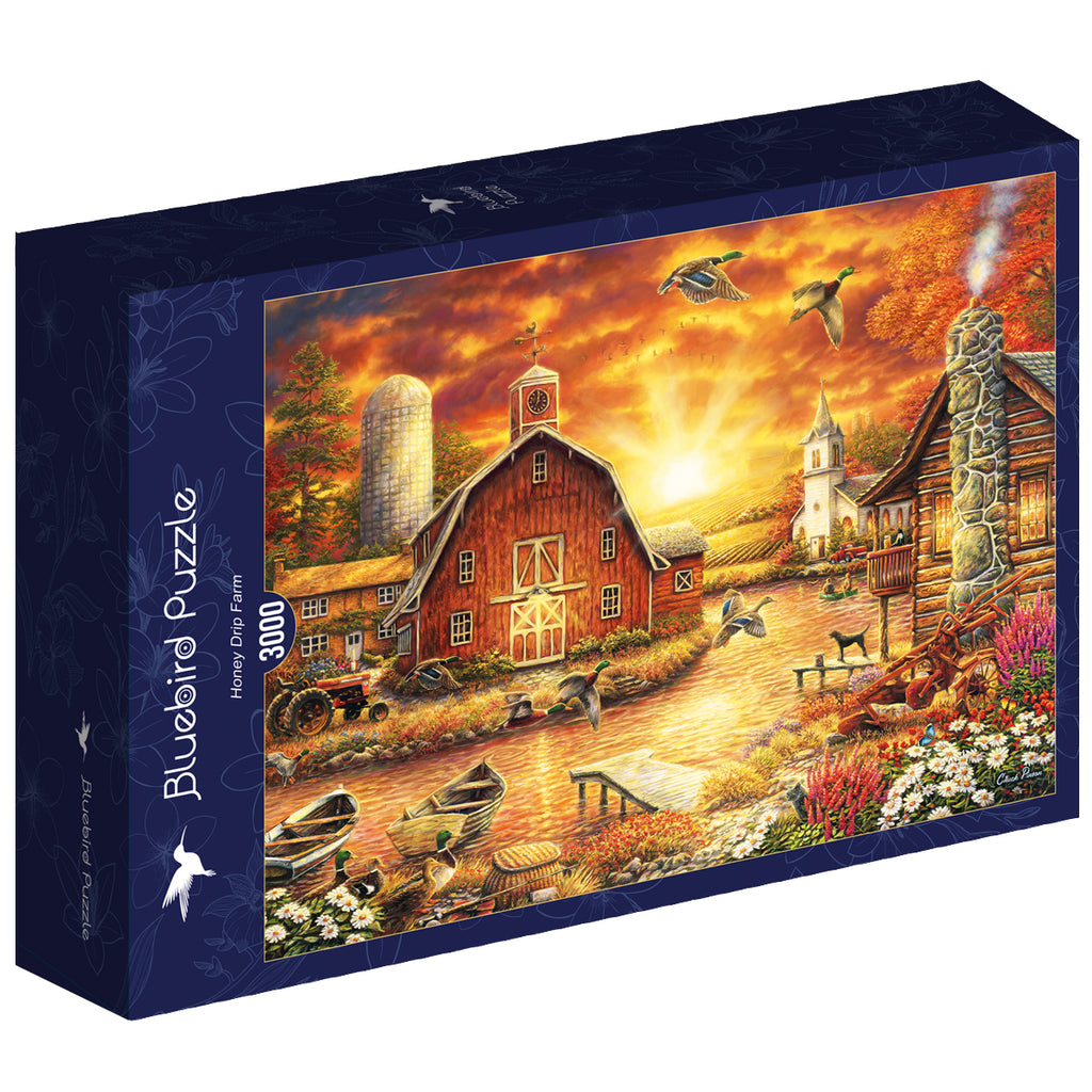 Chuck Pinson - Honey Drip Farm - 3000 Piece Jigsaw Puzzle (Bluebird)