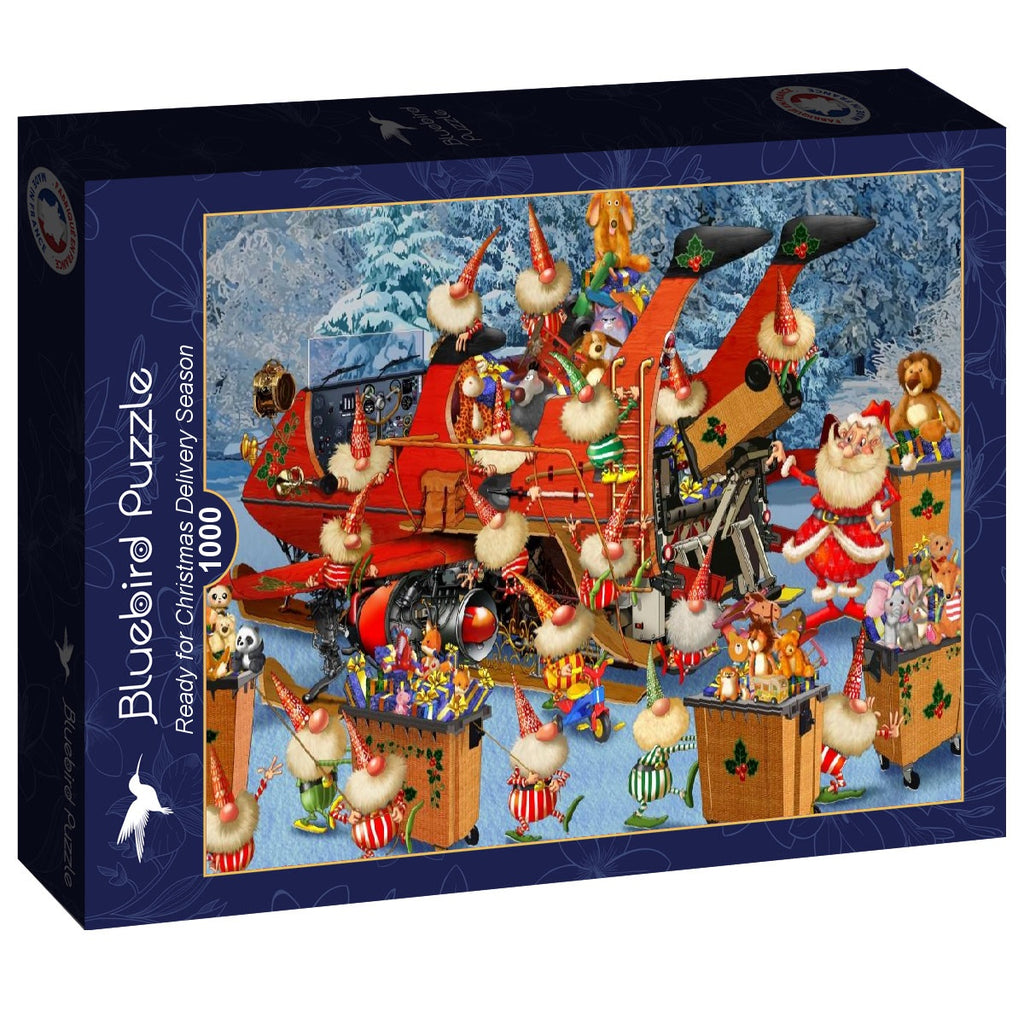 Ready for Christmas Delivery Season – 1000 Piece Jigsaw Puzzle (Bluebird)