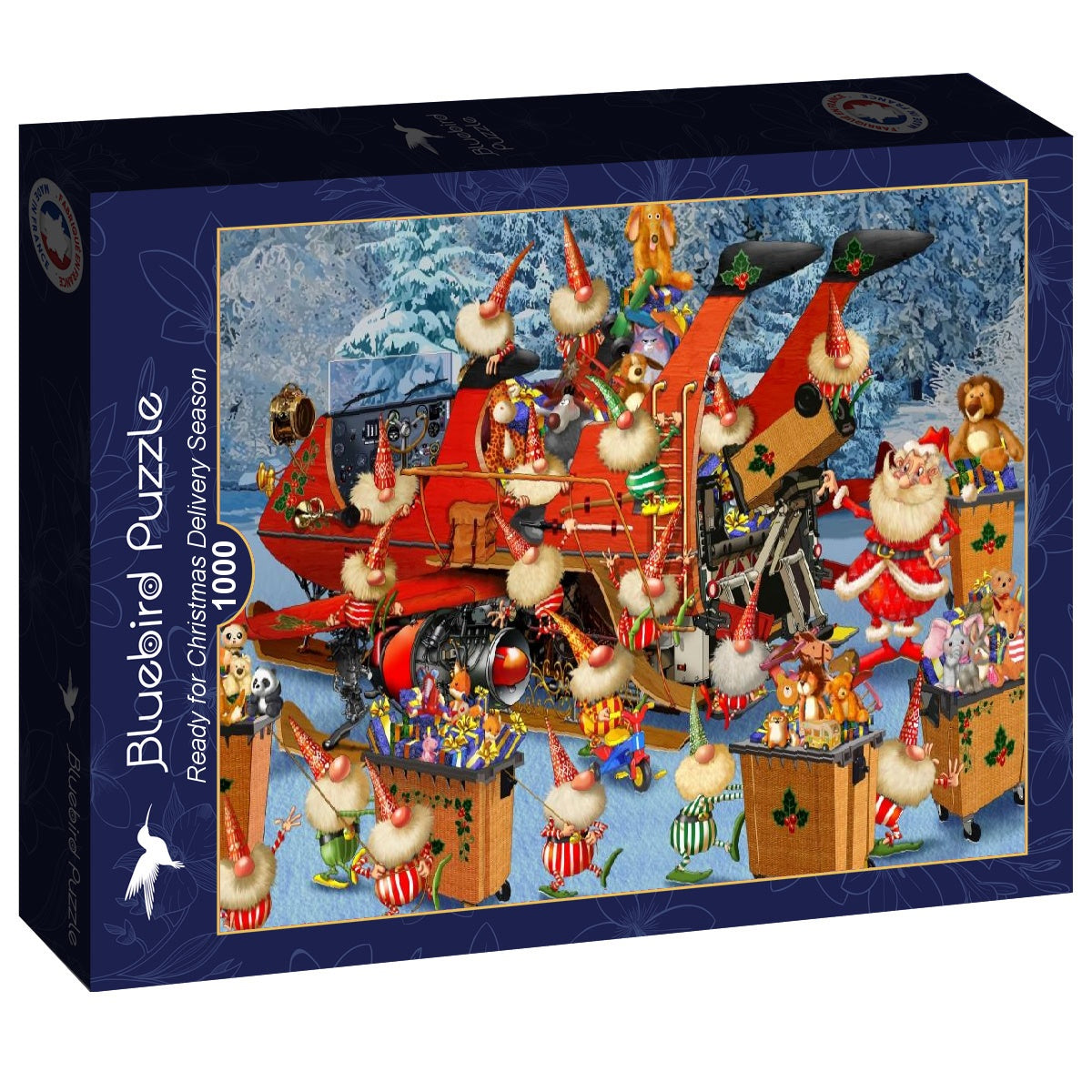 Ready for Christmas Delivery Season – 1000 Piece Jigsaw Puzzle (Bluebird)