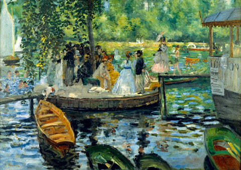 La Grenouillère, 1869 by Renoir – 1000 Piece Jigsaw Puzzle (Bluebird)