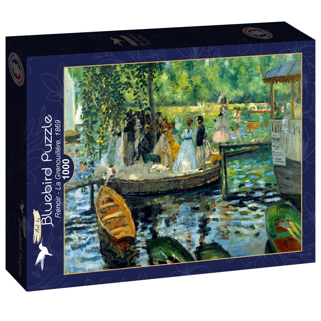 La Grenouillère, 1869 by Renoir – 1000 Piece Jigsaw Puzzle (Bluebird)