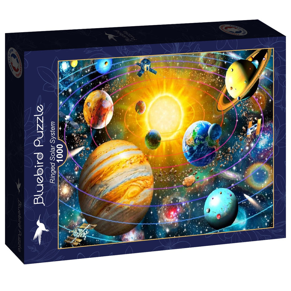 Ringed Solar System – 1000 Piece Jigsaw Puzzle (Bluebird)