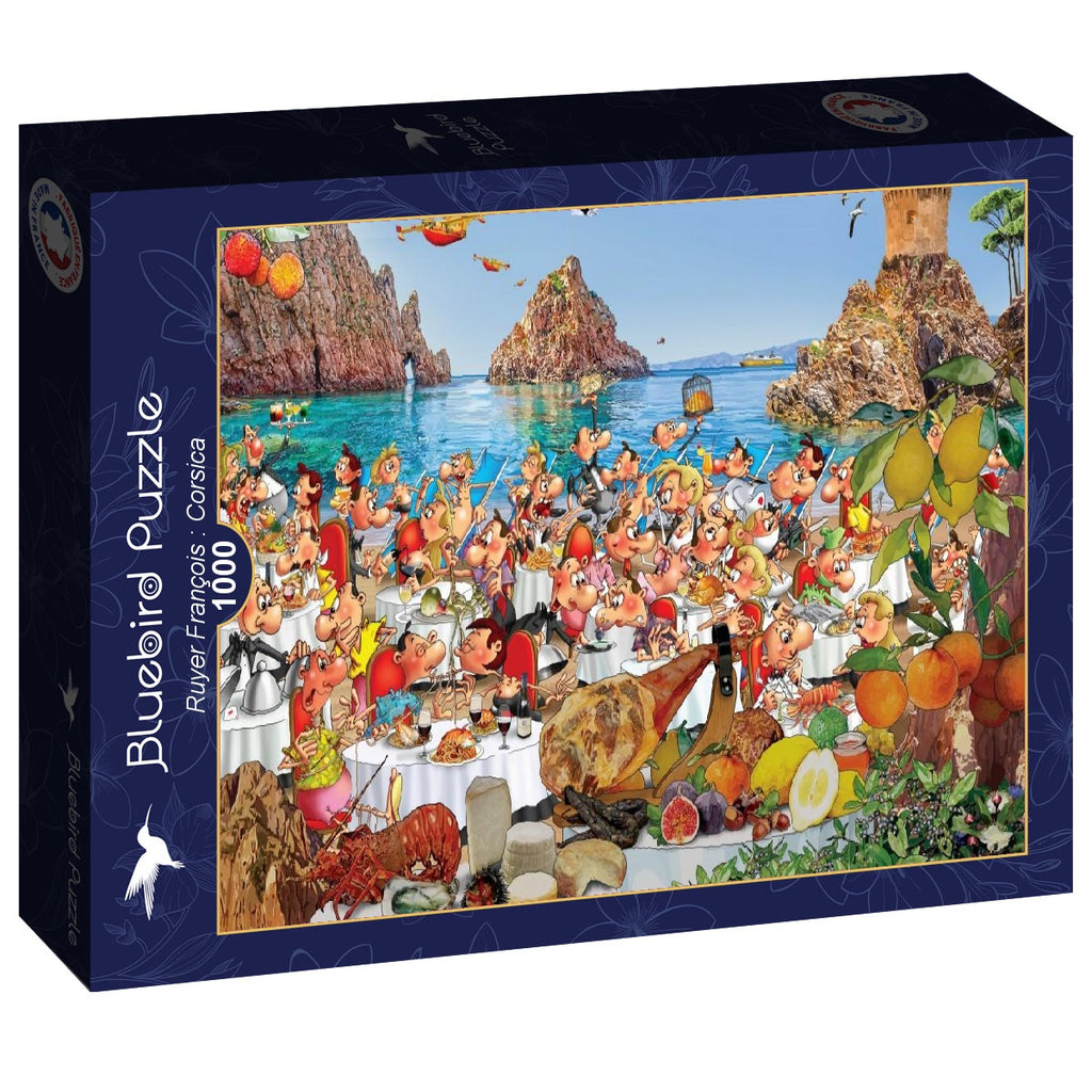 Corsica by Ruyer François – 1000 Piece Jigsaw Puzzle (Bluebird)